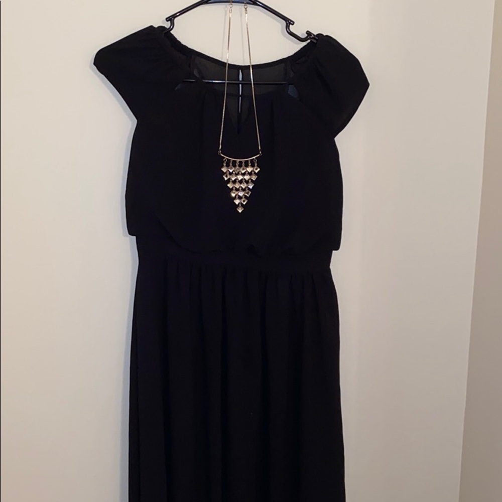 Vero moda asymmetric midi cocktail dress